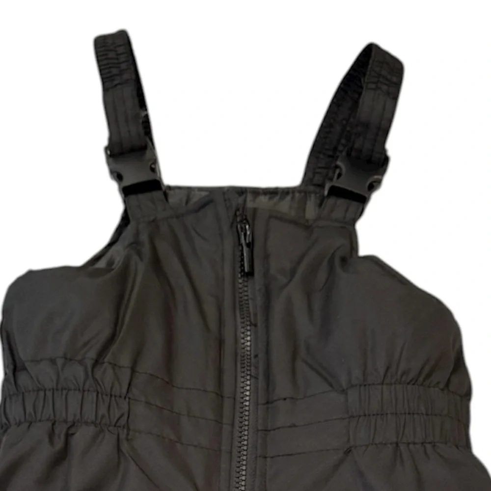 Carter's Unisex Toddler Black Snow Bib One Piece 2T